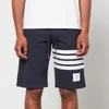 Thom Browne Men's 4-Bar Classic Sweat Shorts - Navy - 2/M - Image 1