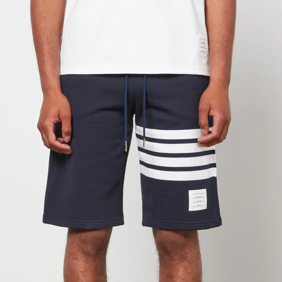 Thom Browne Men's 4-Bar Classic Sweat Shorts - Navy - 4/XL Image 1