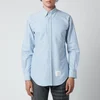 Thom Browne Men's Tricolour Placket Classic Fit Shirt - Light Blue - 1/S - Image 1