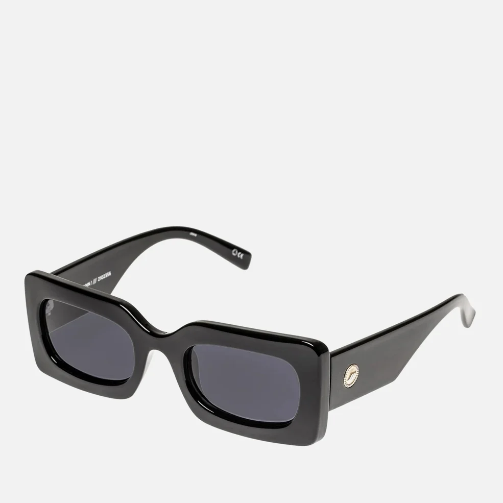 Le Specs Women's OH DAMN! Rectangle Sunglasses - Black Image 1