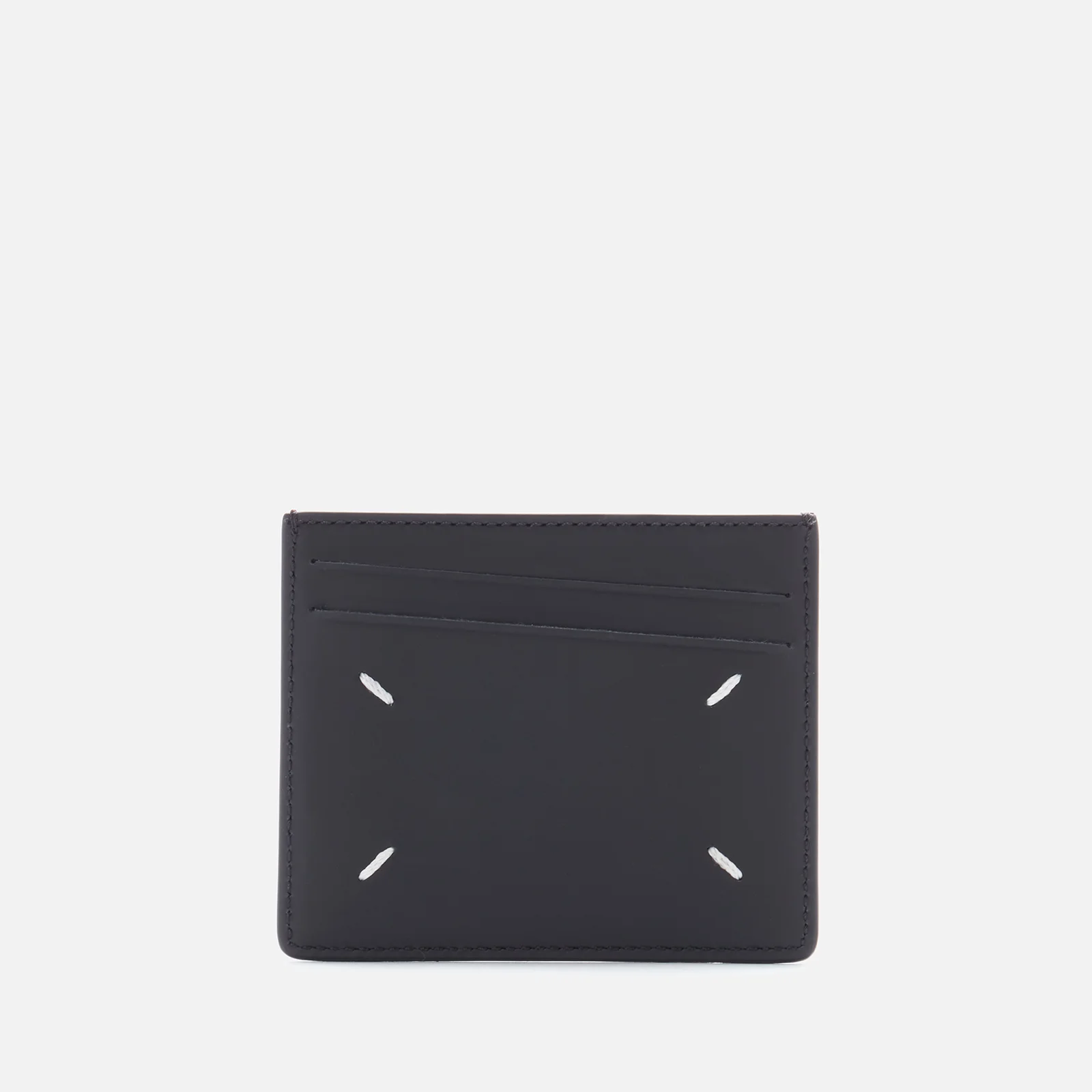 Maison Margiela Men's Leather Credit Card Case - Brown Image 1