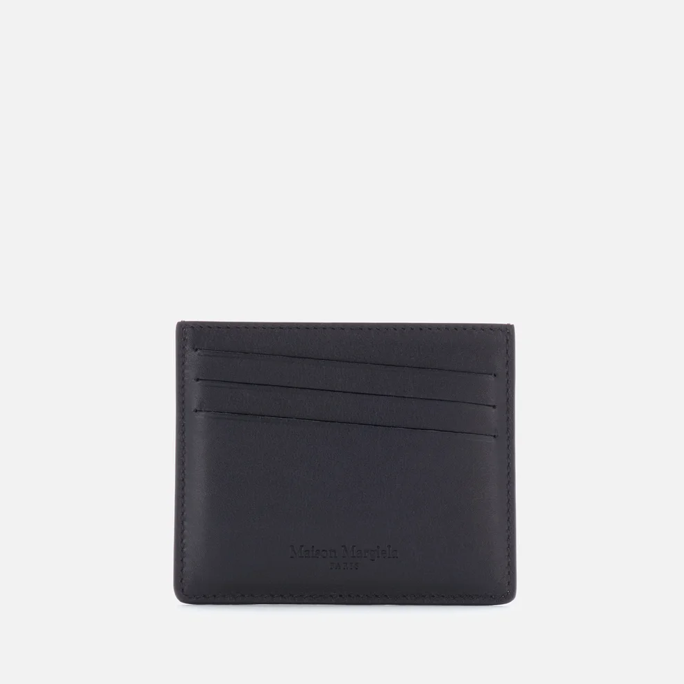 Maison Margiela Men's Leather Credit Card Case - Black Image 1
