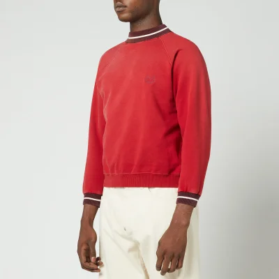 Maison Margiela Men's Cropped Sweatshirt - Red