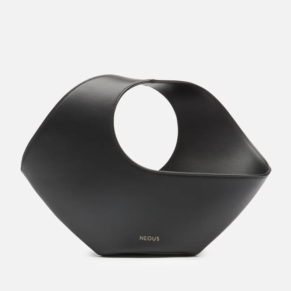 Neous Women's Jupiter Mini Leather Oval Bag - Black Image 1