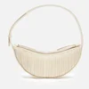 Neous Women's Orion Pleated Leather Cross Body Bag - Cream - Image 1