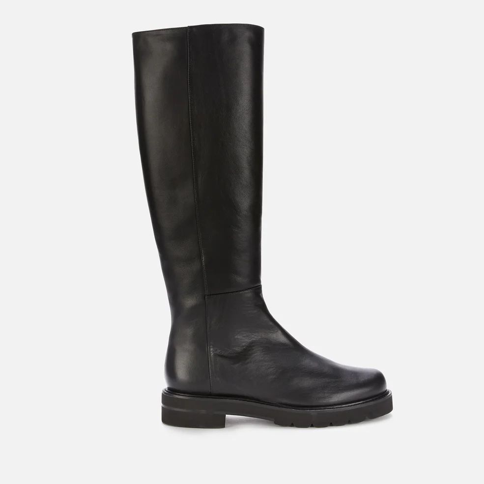 Stuart Weitzman Women's Mila Lift Leather Knee High Boots - Black Image 1