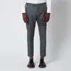 Thom Browne Men's Low Rise Skinny Side Tab Trousers - Medium Grey - Image 1