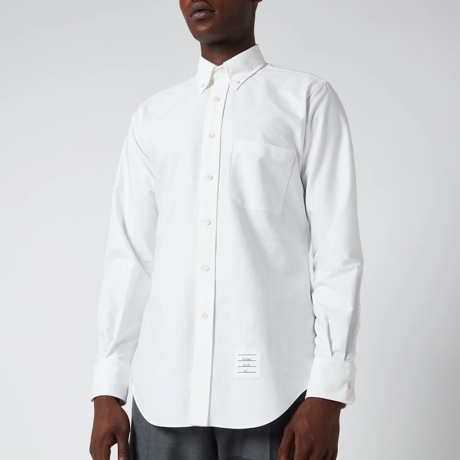 Thom Browne Men's Classic Oxford Shirt - White Image 1