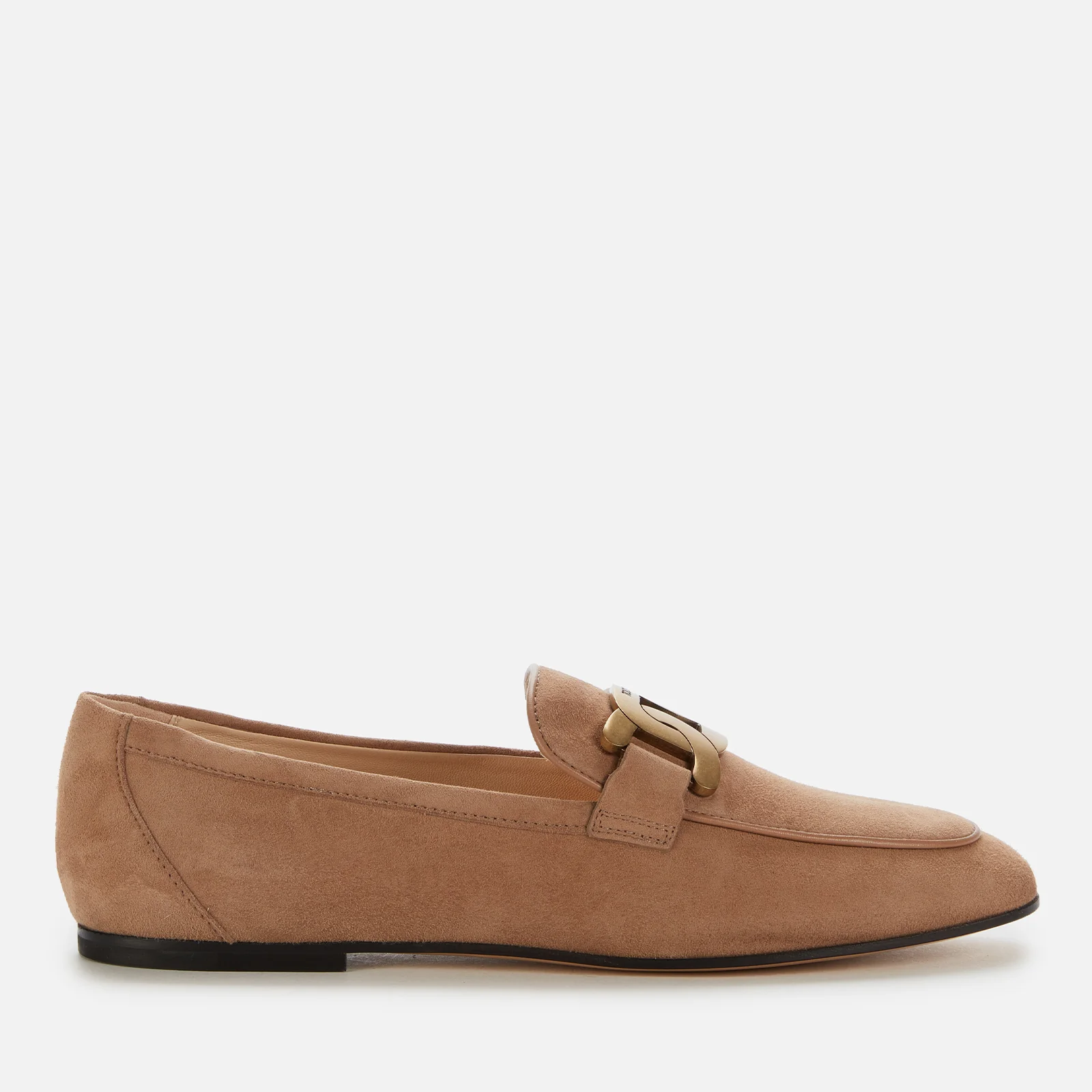Tod's Women's Kate Suede Loafers - Beige Image 1