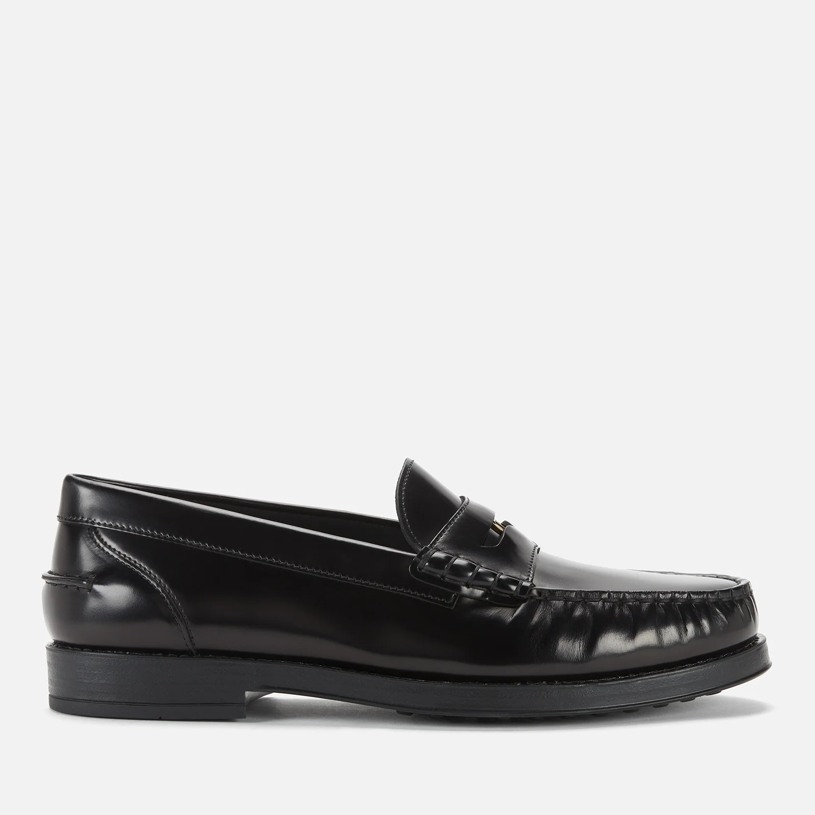 Tod's Men's Penny Gomma Leather Loafers - Black Image 1