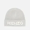 KENZO Men's Printed Logo Beanie - Pale Grey - Image 1
