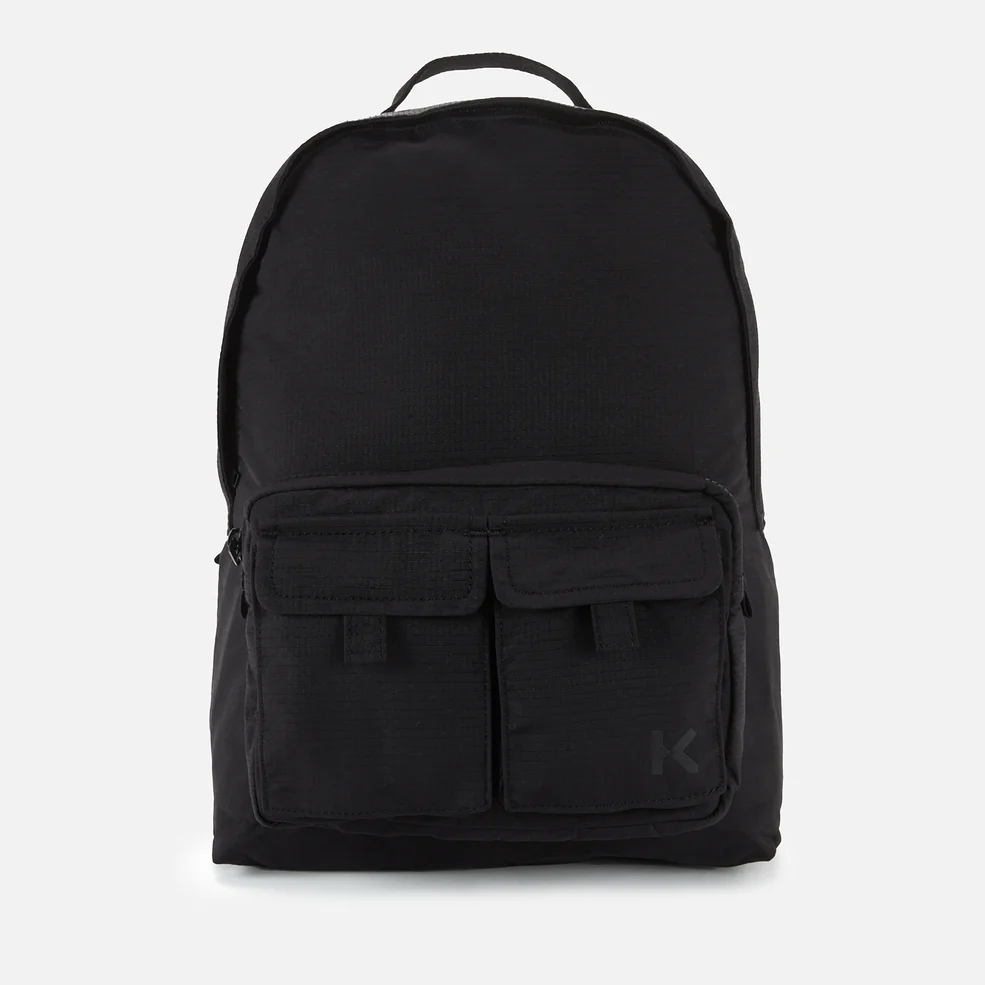 KENZO Men's Rollable Backpack - Black Image 1