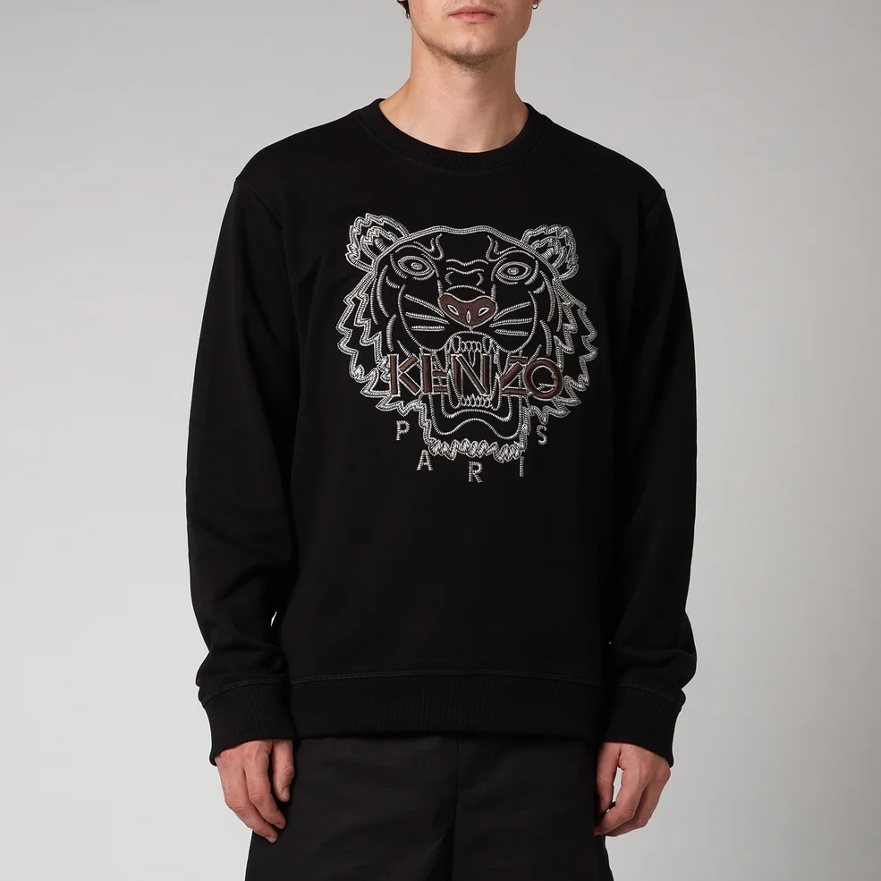 KENZO Men's Tiger Seasonal Sweatshirt - Black Image 1