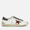 Golden Goose Men's Superstar Leather Trainers - White/Chestnut/Ice - Image 1