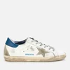 Golden Goose Women's Superstar Leather Trainers - White/Ice/Blue - Image 1