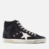 Golden Goose Francy Distressed Suede High-Top Trainers - Image 1
