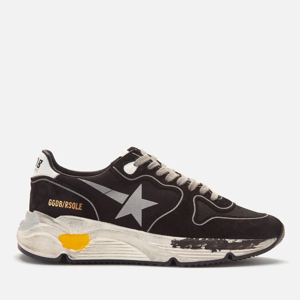 Golden Goose Women's Running Style Trainers - Black/Silver/White Image 1
