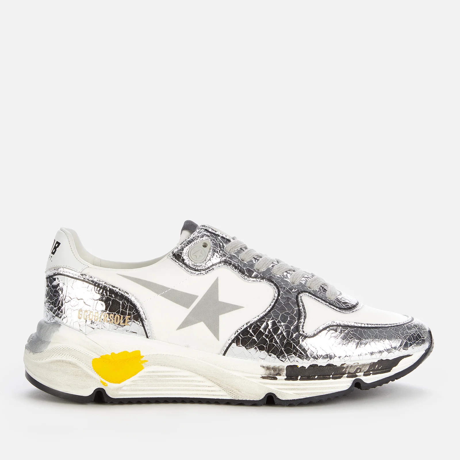 Golden Goose Women's Running Style Trainers - White/Silver Image 1