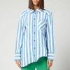 Ganni Women's Stripe Cotton Shirt - Daphne - Image 1