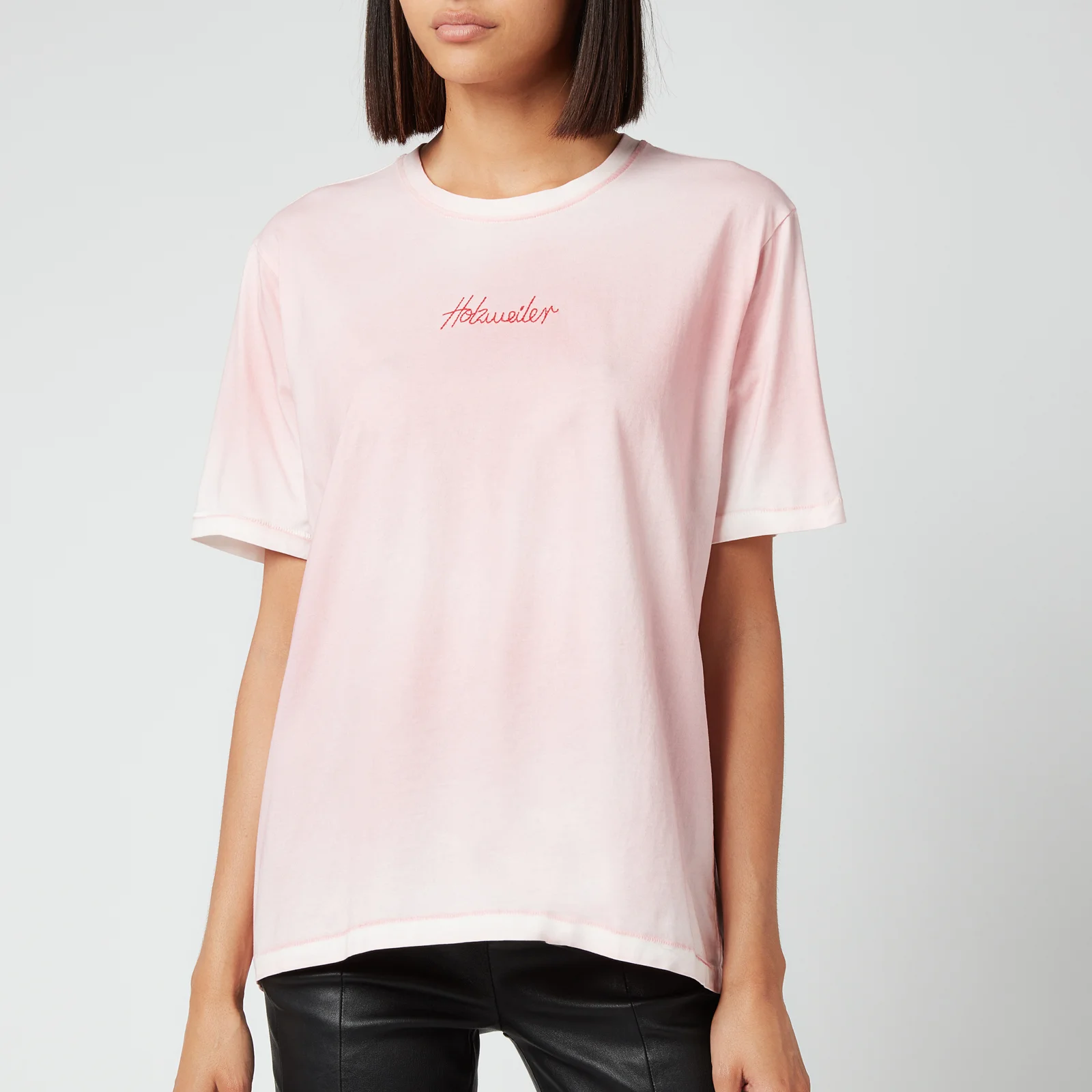 Holzweiler Women's Kjerag Spray T-Shirt - Light Pink Image 1