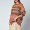 Holzweiler Women's Sandaker Knitted Sweatshirt - Yellow Mix - Image 1