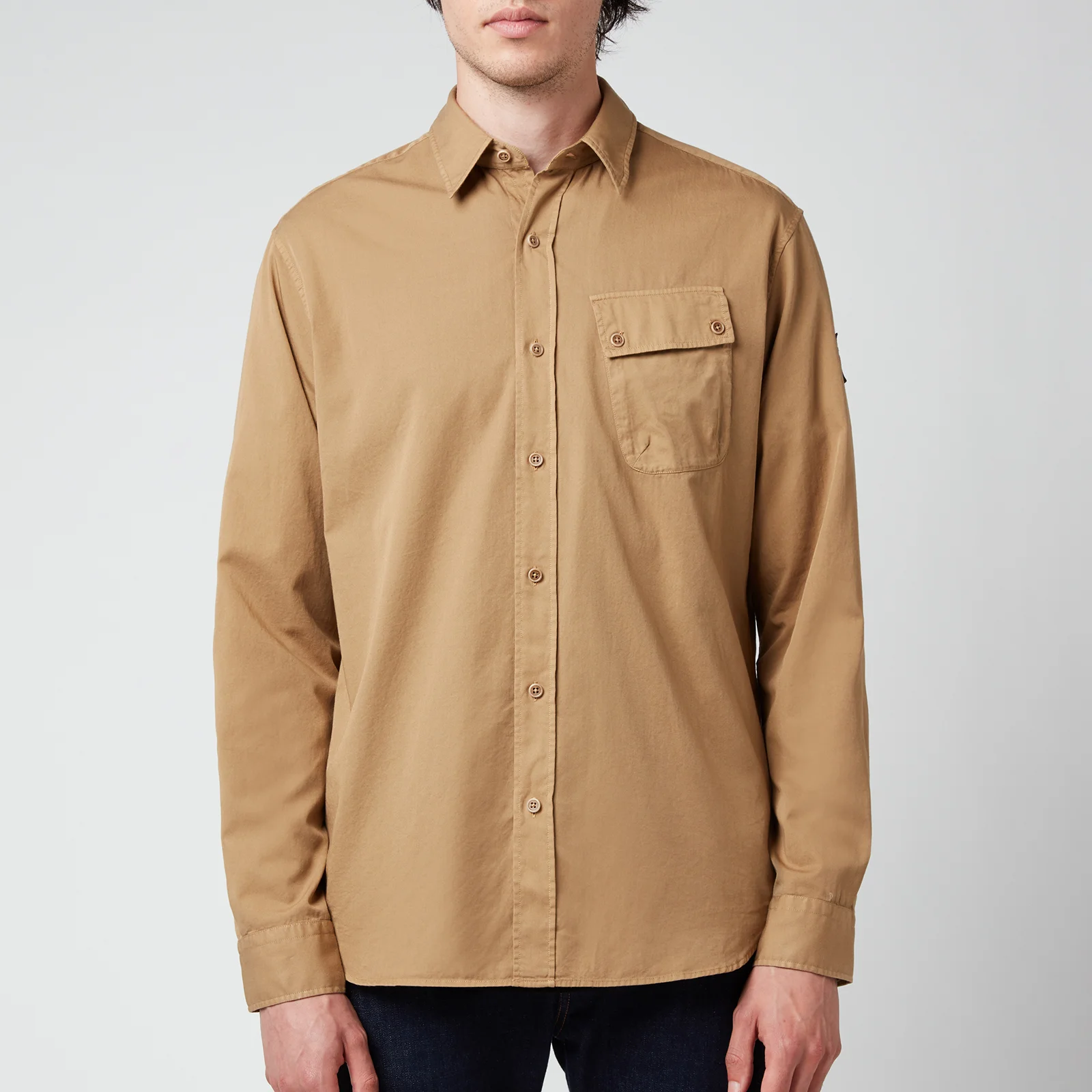 Belstaff Men's Pitch Twill Shirt - Vintage Khaki Image 1