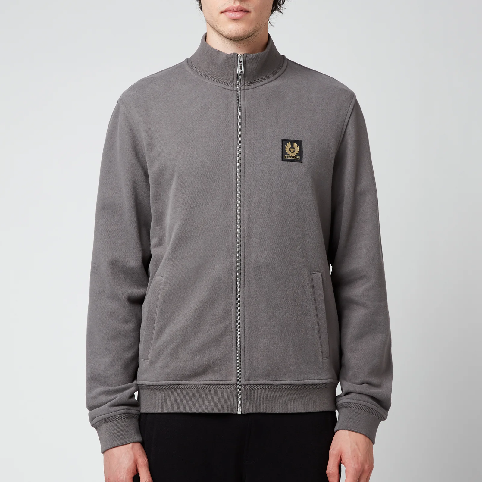 Belstaff Men's Zip-Through Sweatshirt - Granite Grey Image 1