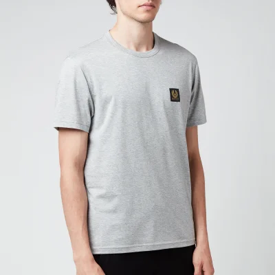 Belstaff Men's Patch Logo T-Shirt - Grey Melange