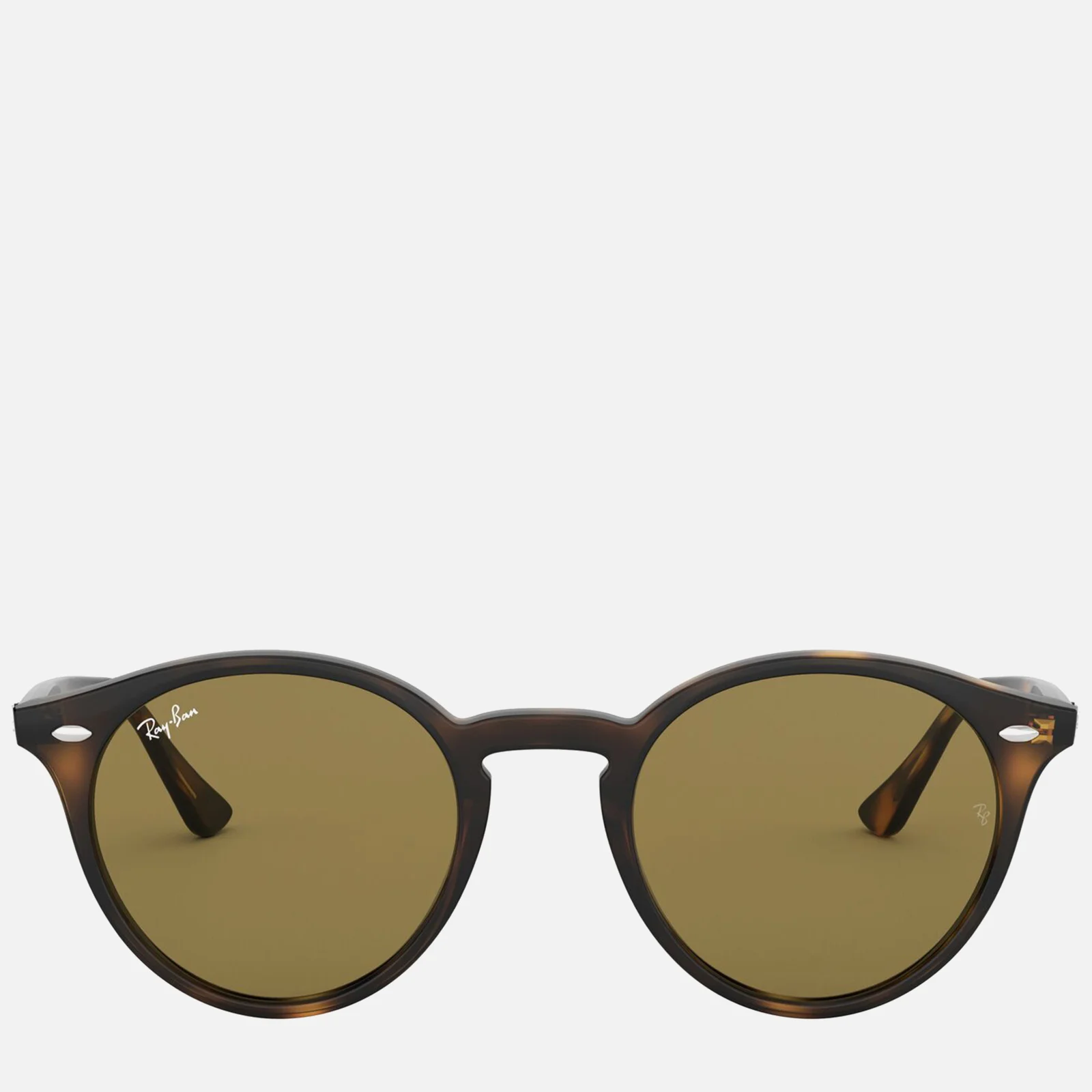 Ray-Ban Round Acetate Tortoiseshell Sunglasses - Brown Image 1