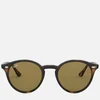 Ray-Ban Round Acetate Tortoiseshell Sunglasses - Brown - Image 1