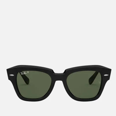 Ray-Ban Women's State Street Oversized cat eye Sunglasses - Black