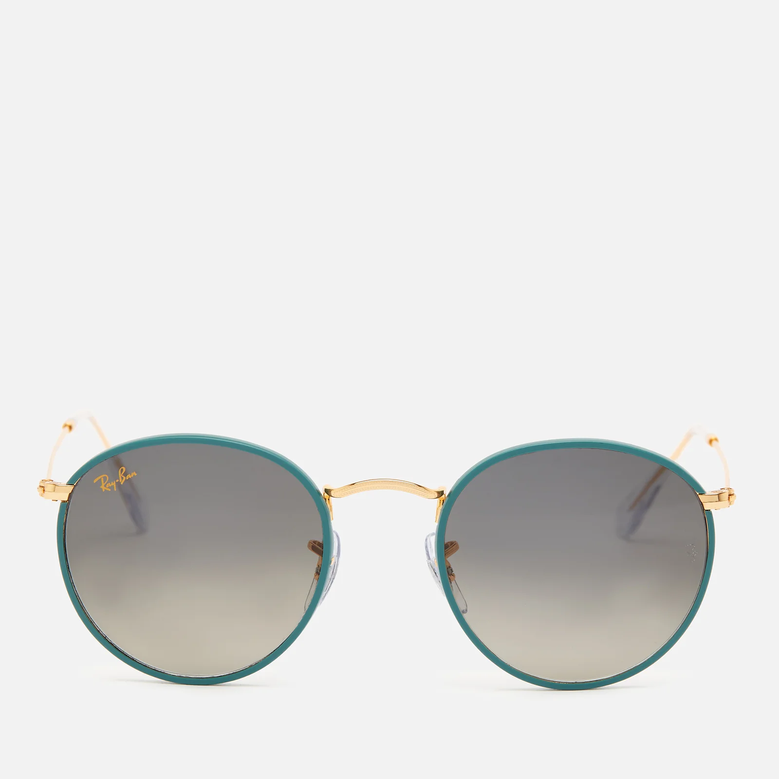 Ray-Ban Women's Round Metal Sunglasses - Gold/Blue Image 1
