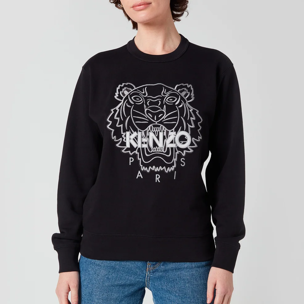 KENZO Women's Tiger Classic Sweatshirt - Black Image 1