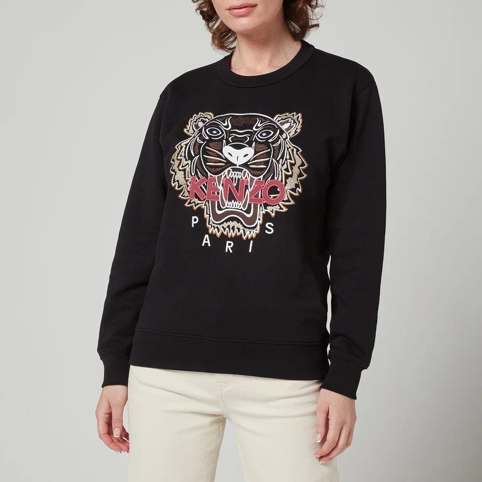 KENZO Women's Classic Tiger Classic Sweatshirt - Black Image 1
