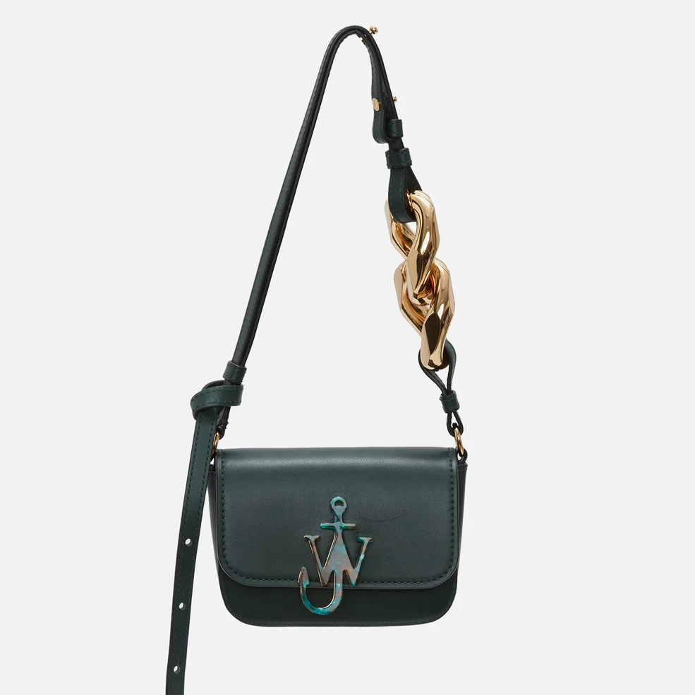 JW Anderson Women's Chain Nano Anchor Bag - Forest Green Image 1