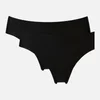 Organic Basics Women's Invisible Cheeky Briefs 2-Pack - Black - Image 1