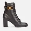 Bally Women's Gioele Leather Lace Up Boots - Black - Image 1