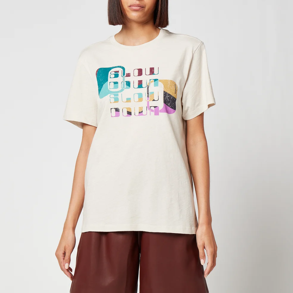 Marant Étoile Women's Zewel T-Shirt - Ecru Image 1