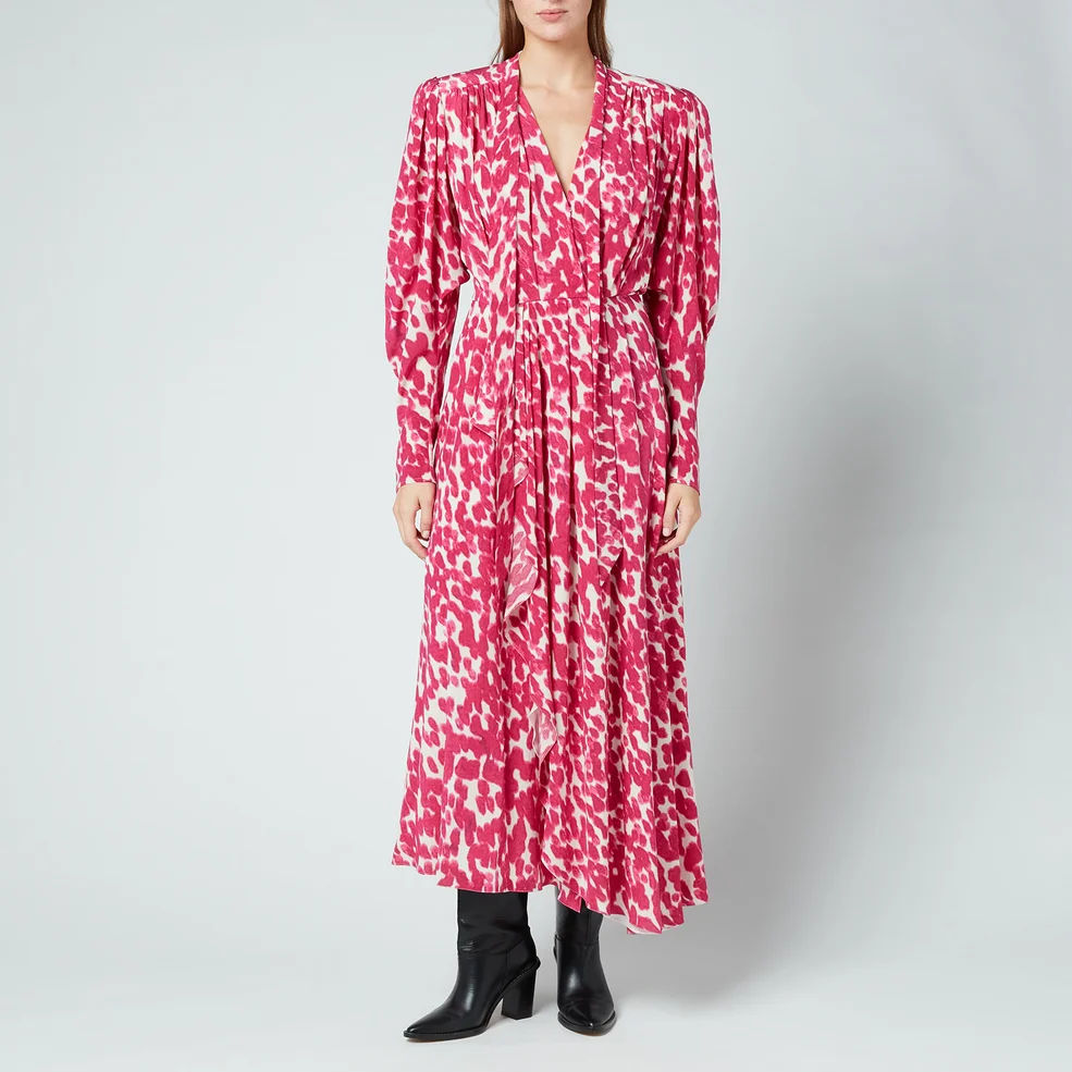 Isabel Marant Women's Bisma Dress - Fuchsia Image 1