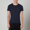 Emporio Armani Loungewear Men's 2-Pack Slim Fit Crewneck T-Shirts - Marine/Marine - Image 1