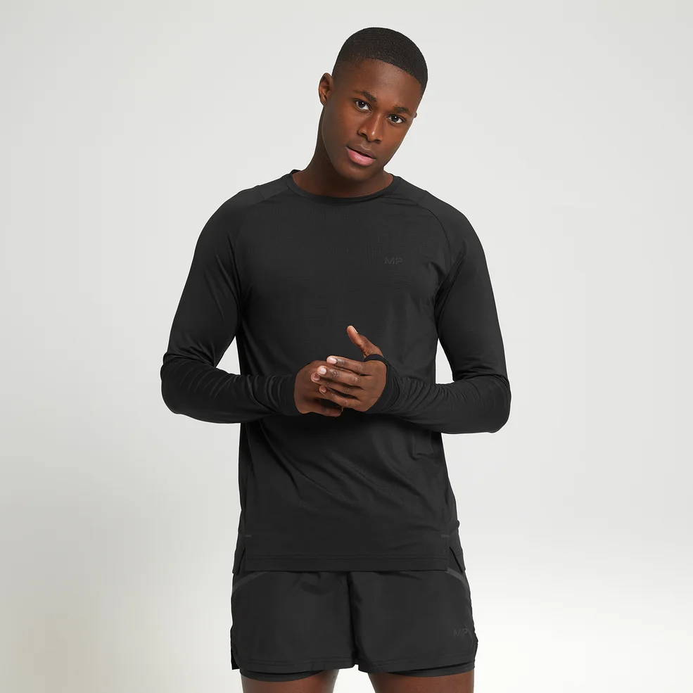 MP Men's Velocity Ultra Long Sleeve T-Shirt - Black Image 1