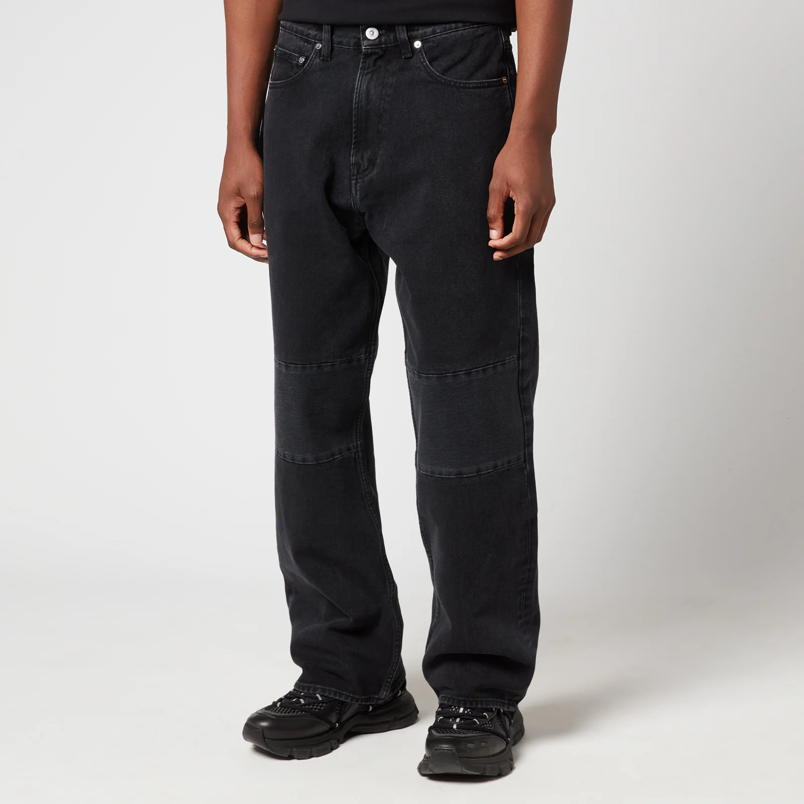 Our Legacy Men's Extended Third Cut Jeans - Washed Black Denim Image 1