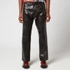 Our Legacy Men's Extended Third Cut Trousers - Black/Brown Fake Leather - Image 1