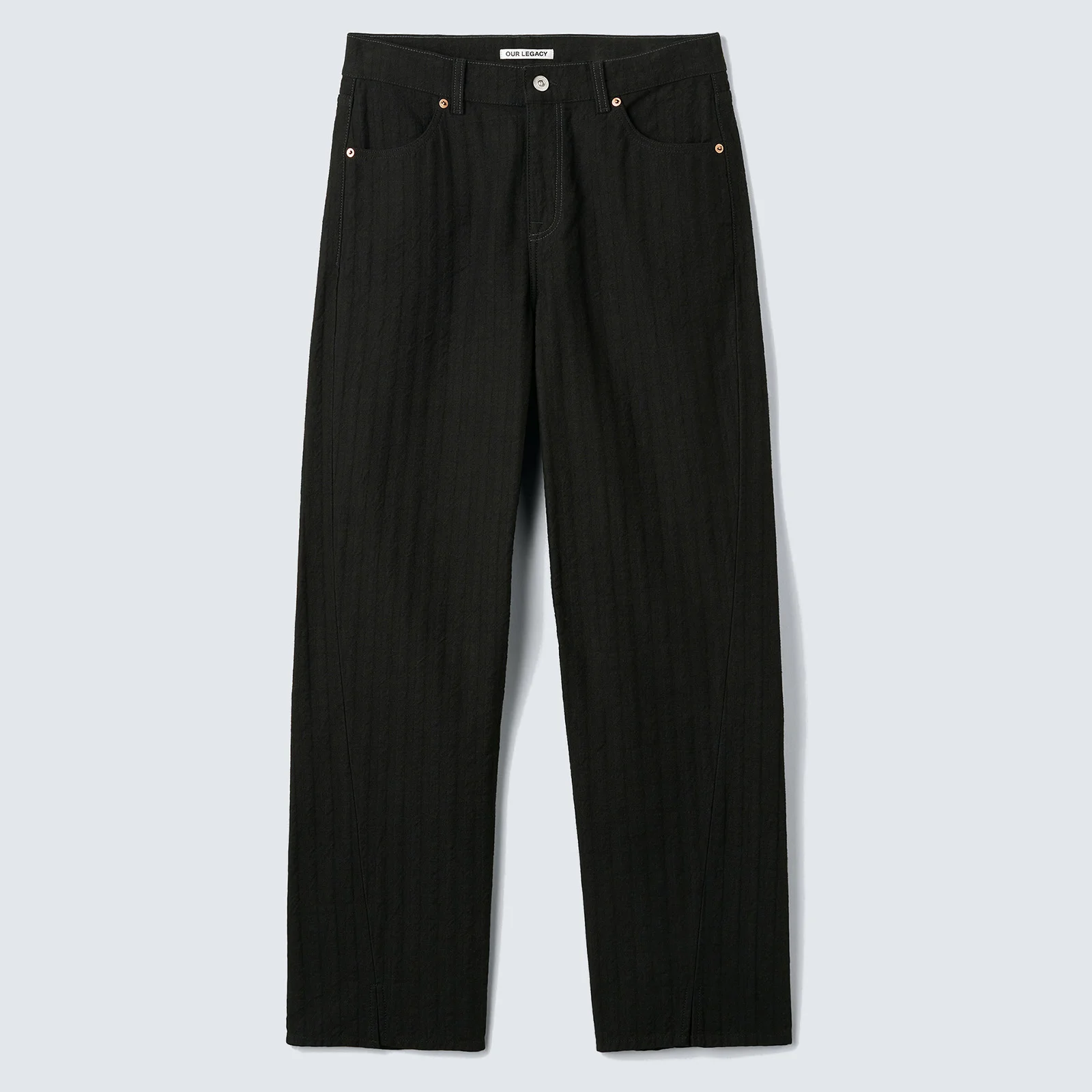 Our Legacy Men's Sabot Cut Trousers - Overdyed Stripe Image 1