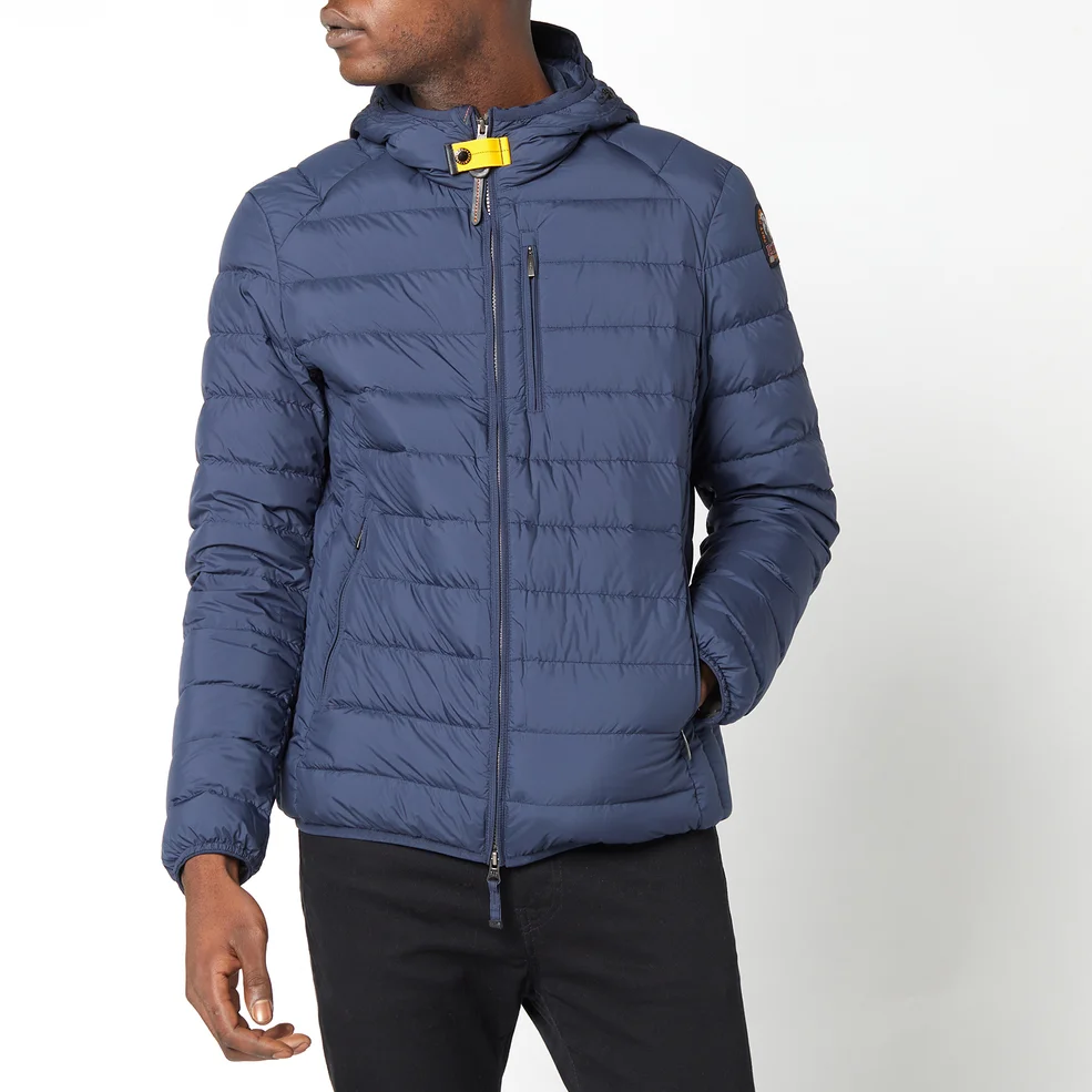 Parajumpers Men's Last Minute Hooded Down Jacket - Navy Image 1