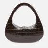 Coperni Women's Croc Baguette Swipe Bag - Dark Brown - Image 1