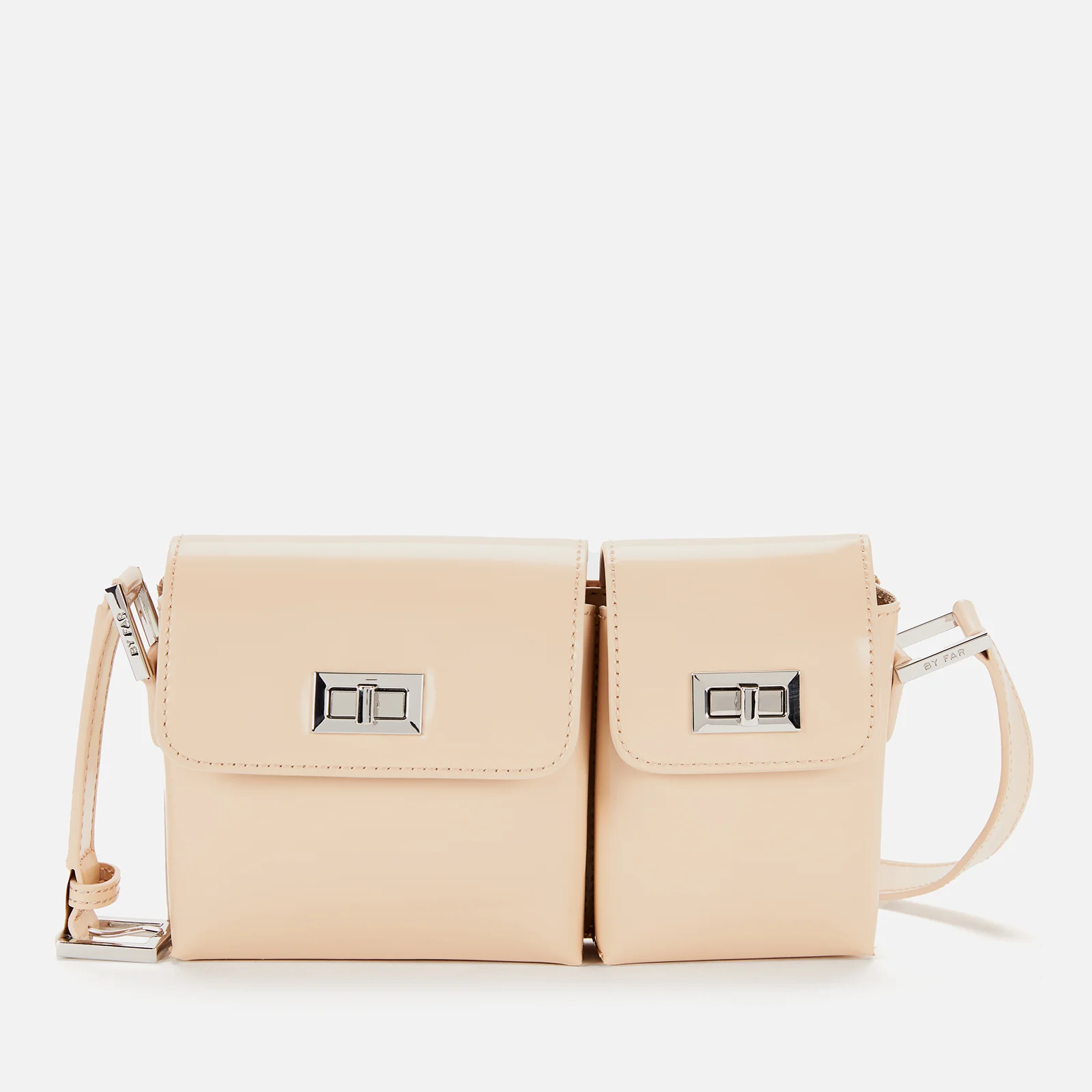 BY FAR Women's Baby Billy Semi Patent Bag - Sand Image 1