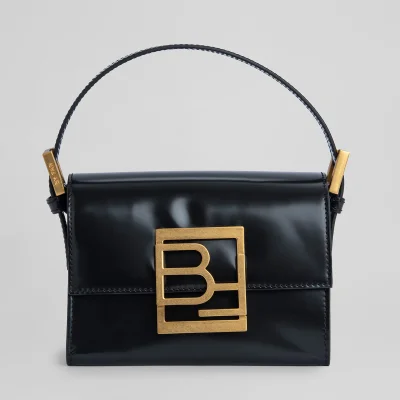 BY FAR Women's Fran Semi Patent Bag - Black