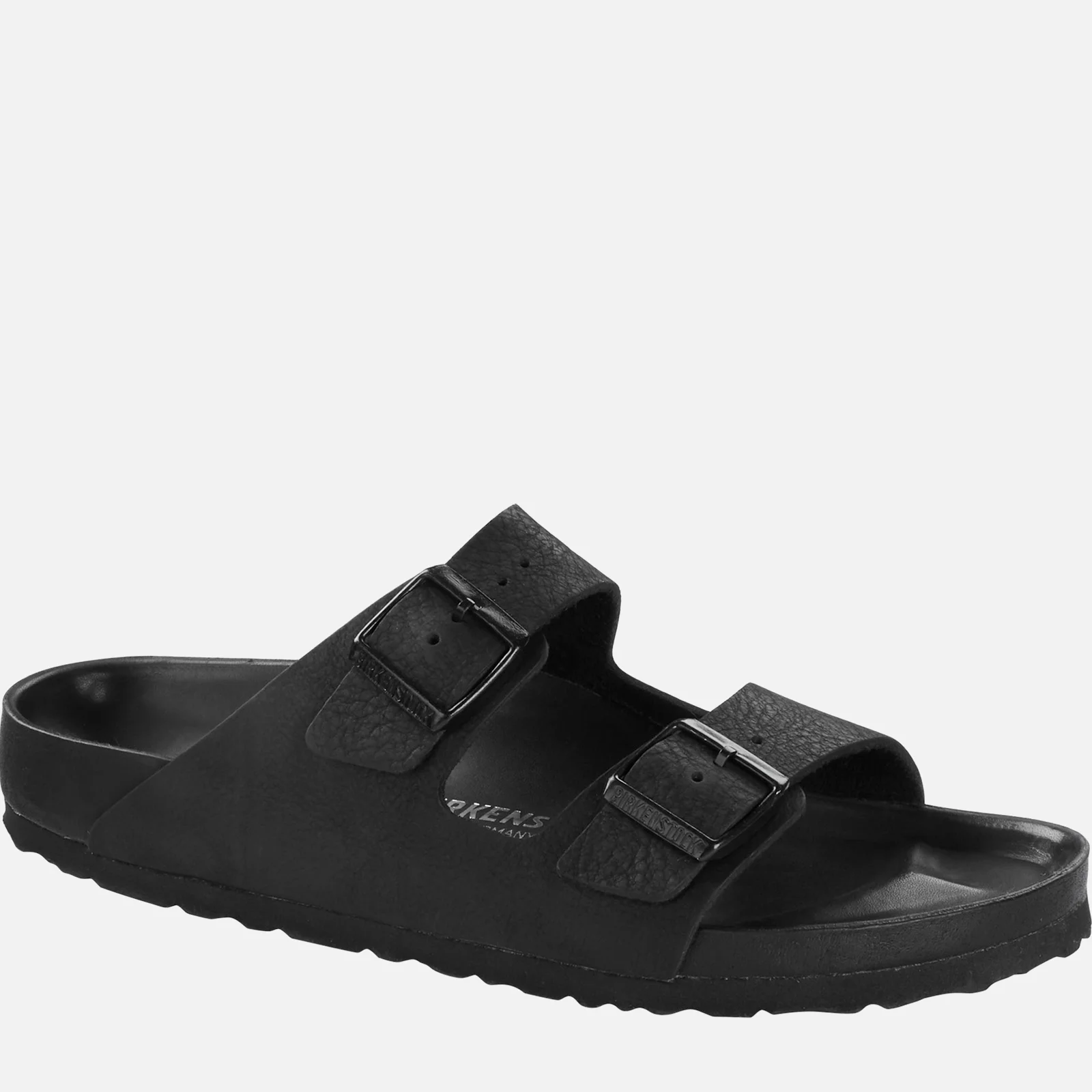 Birkenstock Men's Arizona Mono Leather Double Strap Sandals - Black Image 1