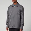 Lanvin Men's Zipped Shirt - Elephant Grey - Image 1